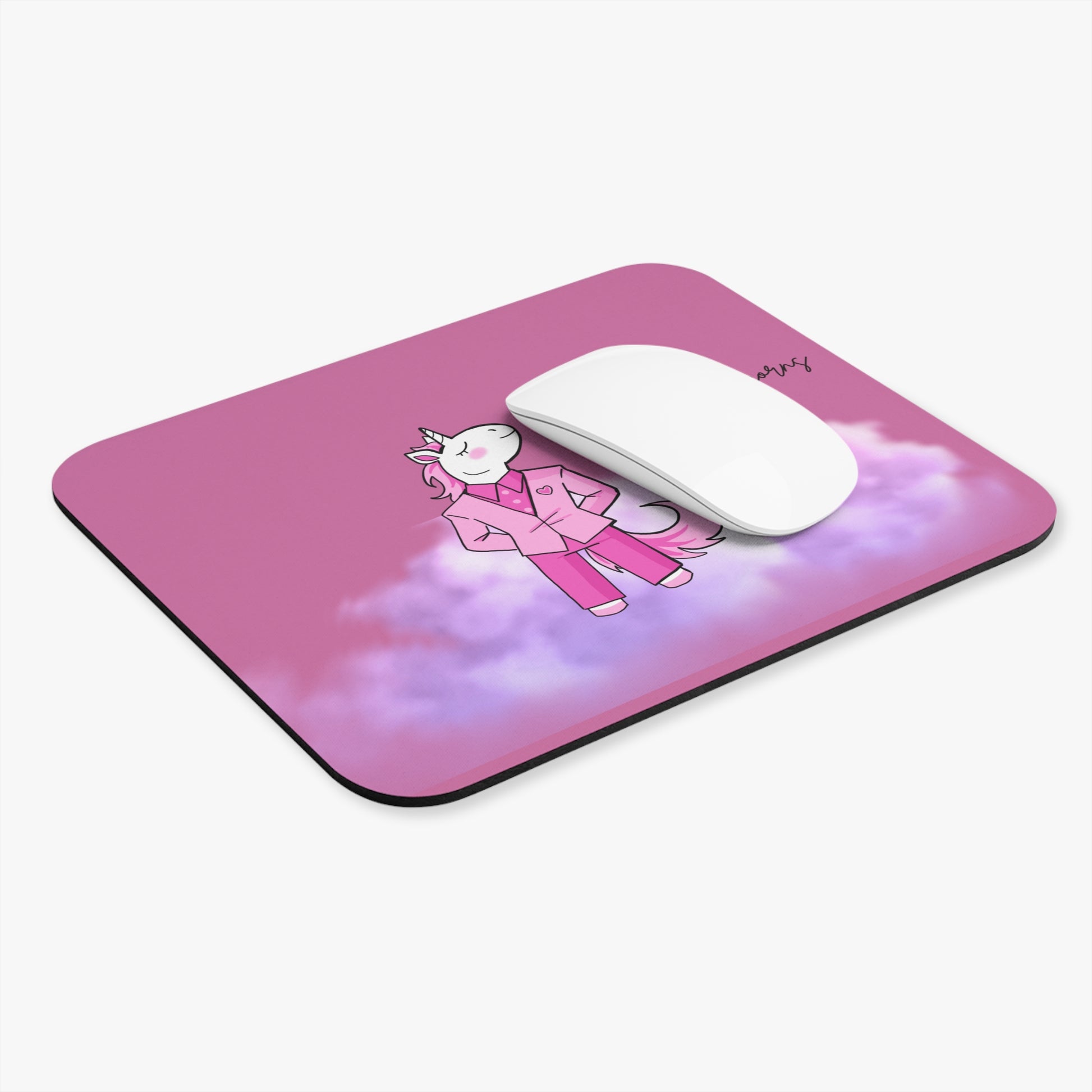 Chasing Unicorns Mouse Pad - Whimsical Desk Accessory for Dreamers, Perfect Gift for Gamers, Teens, and Office Use!