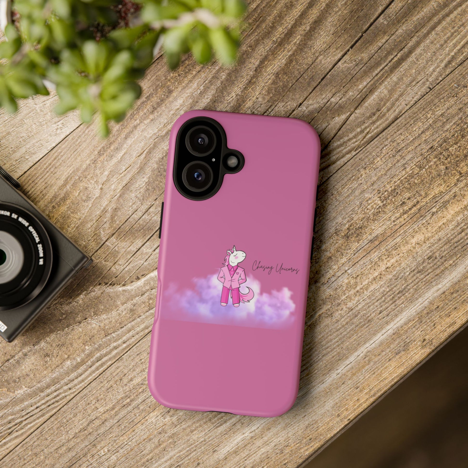 Pink Unicorn Phone Case, Cute Unicorn Cell Phone Cover, Kawaii Style Gift, Girls' Phone Accessories, Tough Cases for Protection