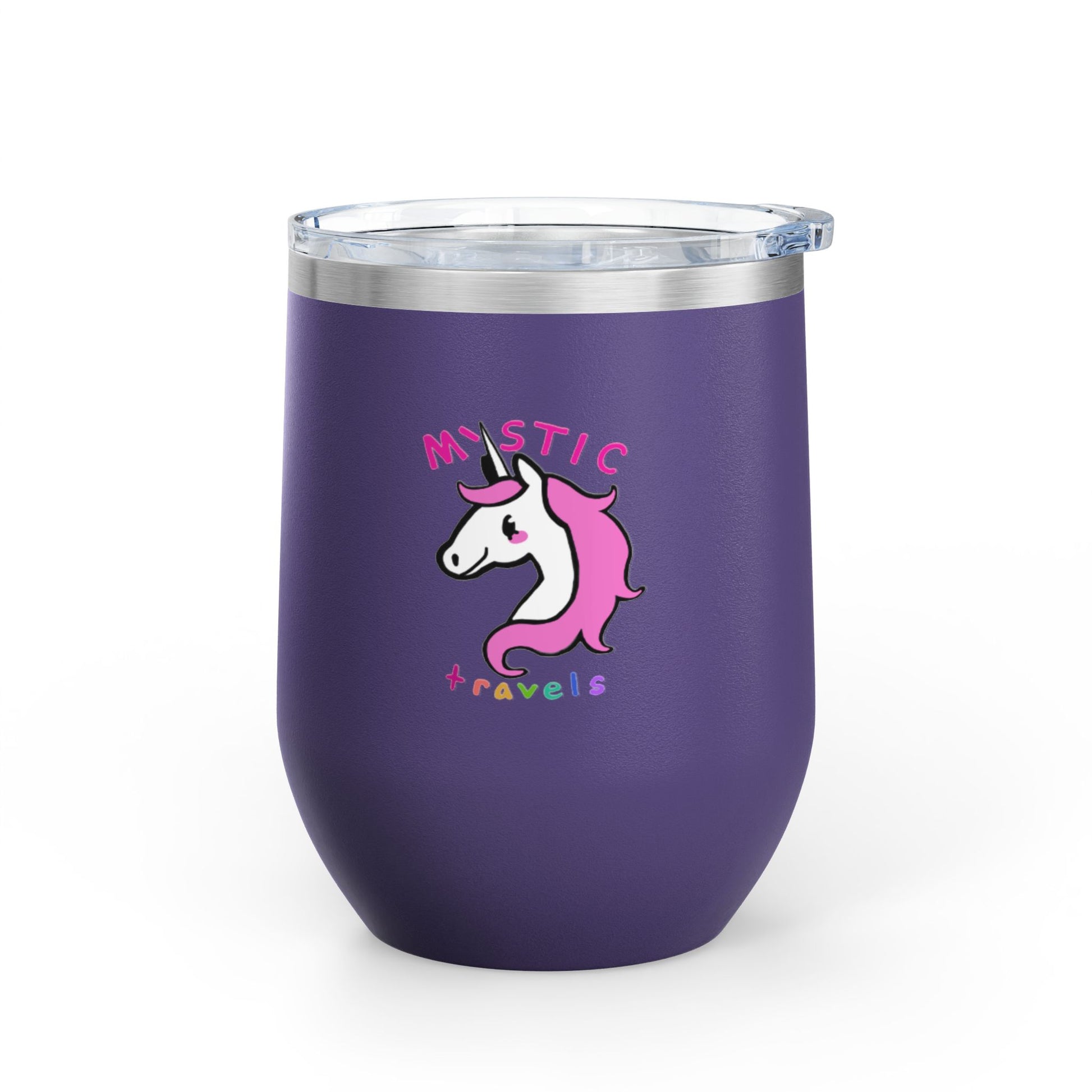Mystic Unicorn Wine Tumbler, Magical Drinkware for Celebration, Cute Gift for Wine Lovers, Adventure Companion, Unique Party Favor