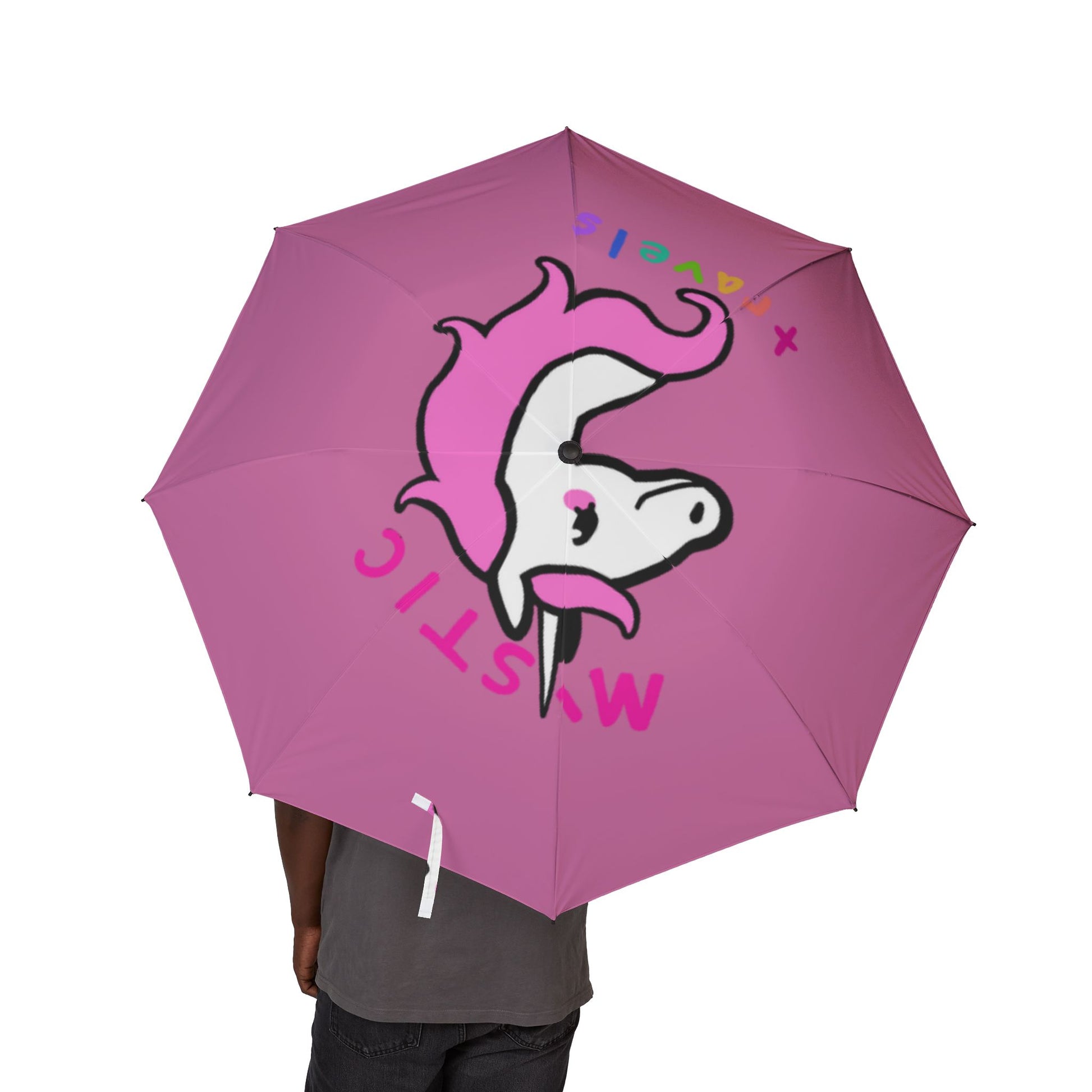 Magical Unicorn Umbrella, Cute Gift for Unicorn Lovers, Fantasy Novelty Umbrella, Kids Rain Gear, Fun Outdoor Accessory