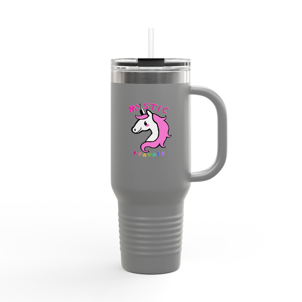 Whimsical Unicorn Insulated Travel Mug | 40oz Tumbler for Adventurers, Perfect Gift for Travelers, Unique Unicorn Mug, Cute Drinkware