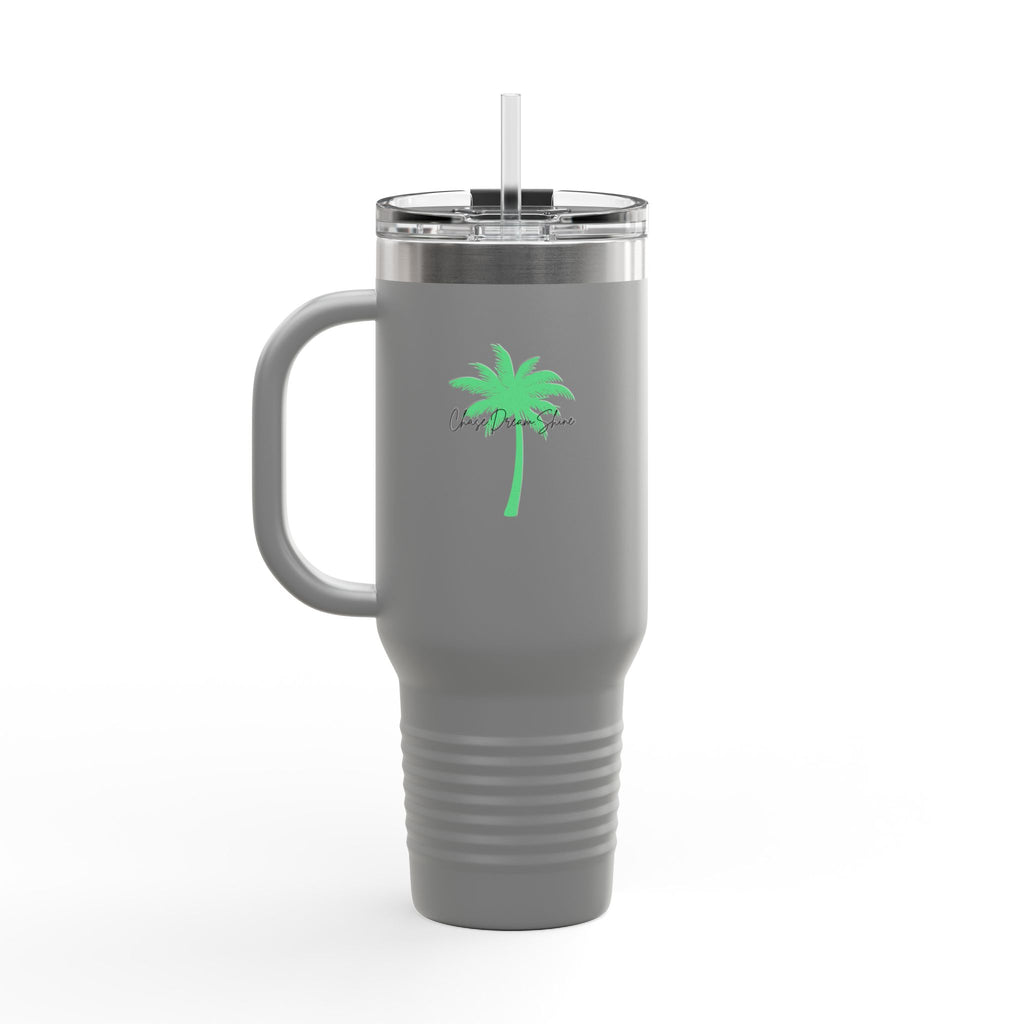 Charming Insulated Travel Mug, 40oz – Perfect for Coffee Lovers, Road Trips, Travel, Gift for Friends, Stylish Drinkware