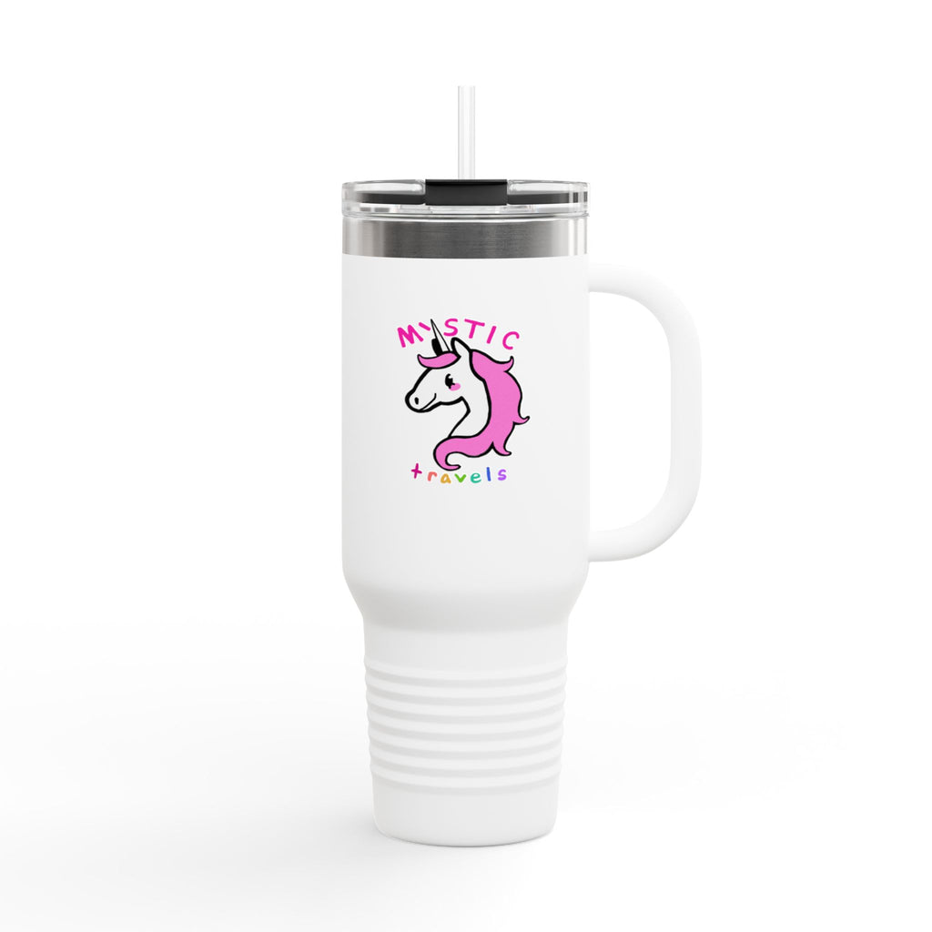 Whimsical Unicorn Insulated Travel Mug | 40oz Tumbler for Adventurers, Perfect Gift for Travelers, Unique Unicorn Mug, Cute Drinkware
