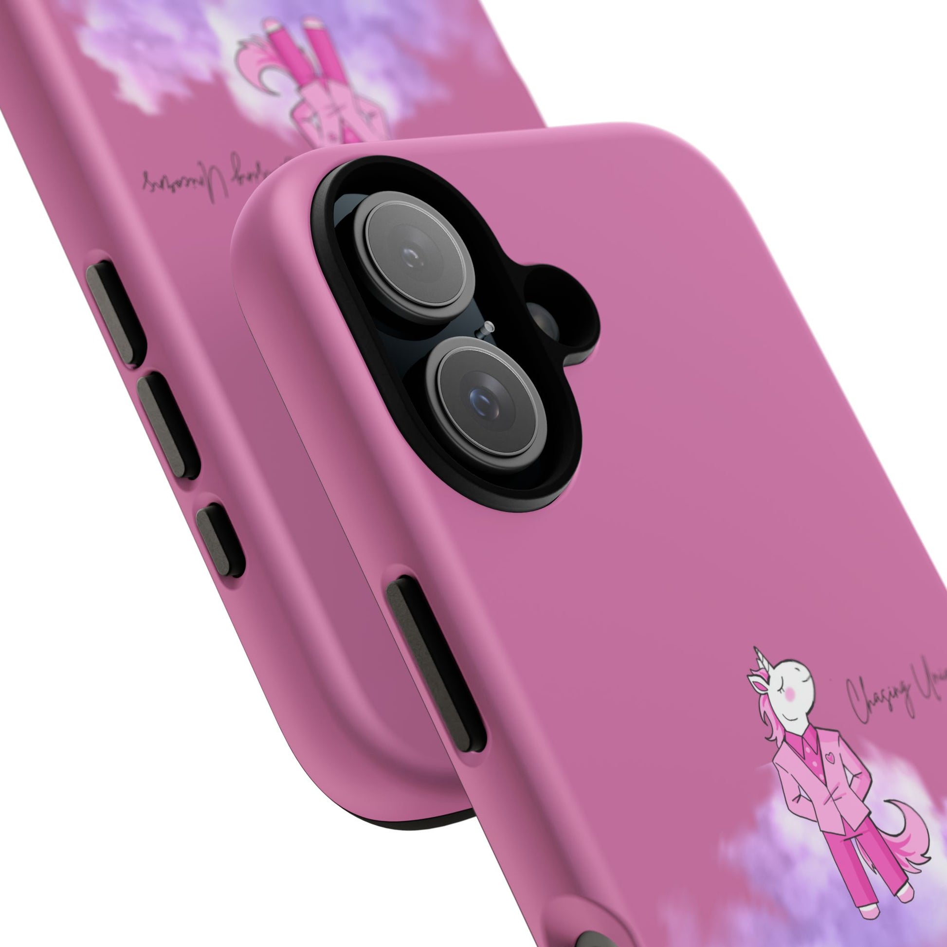Pink Unicorn Phone Case, Cute Unicorn Cell Phone Cover, Kawaii Style Gift, Girls' Phone Accessories, Tough Cases for Protection