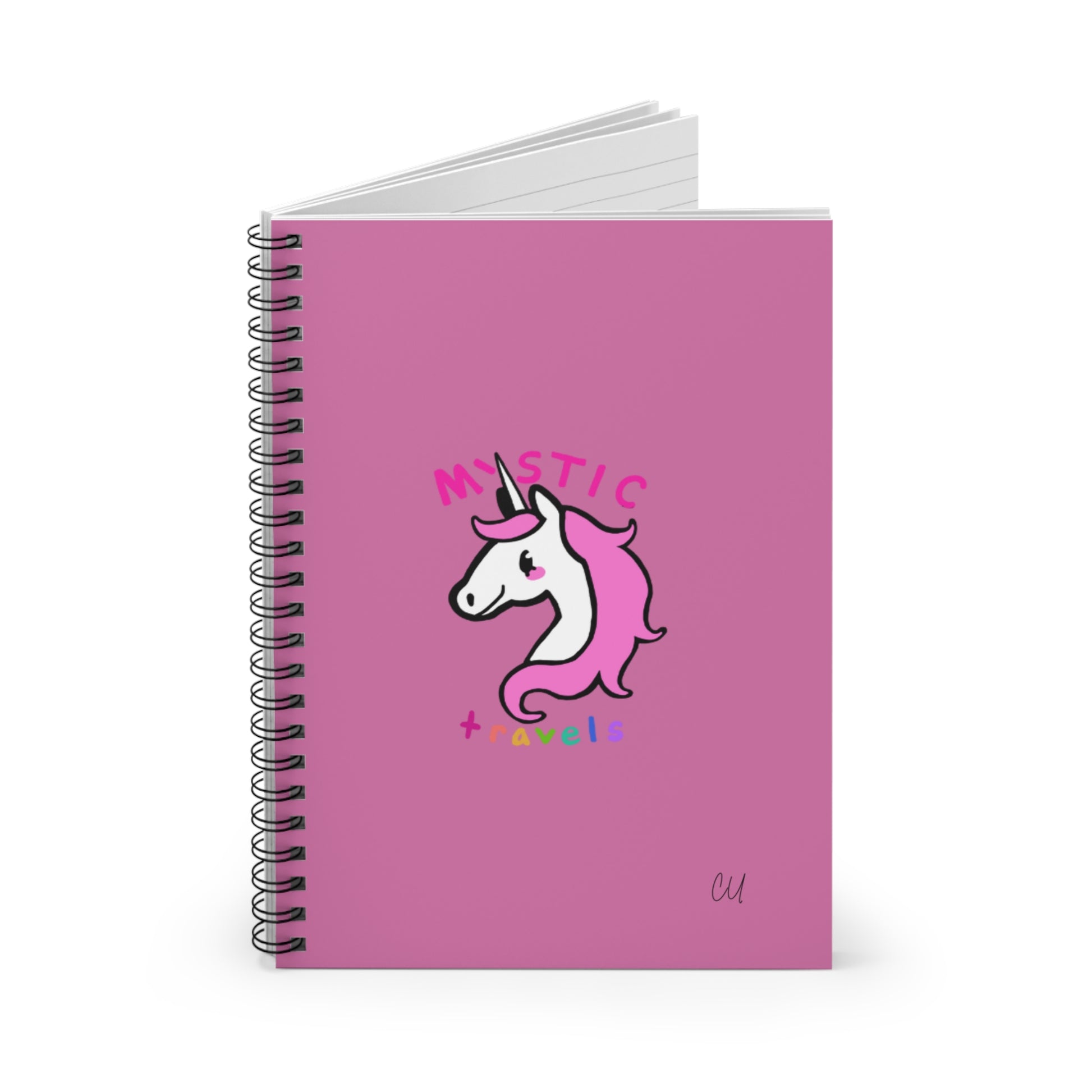 Mystical Unicorn Spiral Notebook - Ruled Line, Cute Journal for Kids, Inspirational Diary, Unicorn Lover Gift, Magical Writing Pad