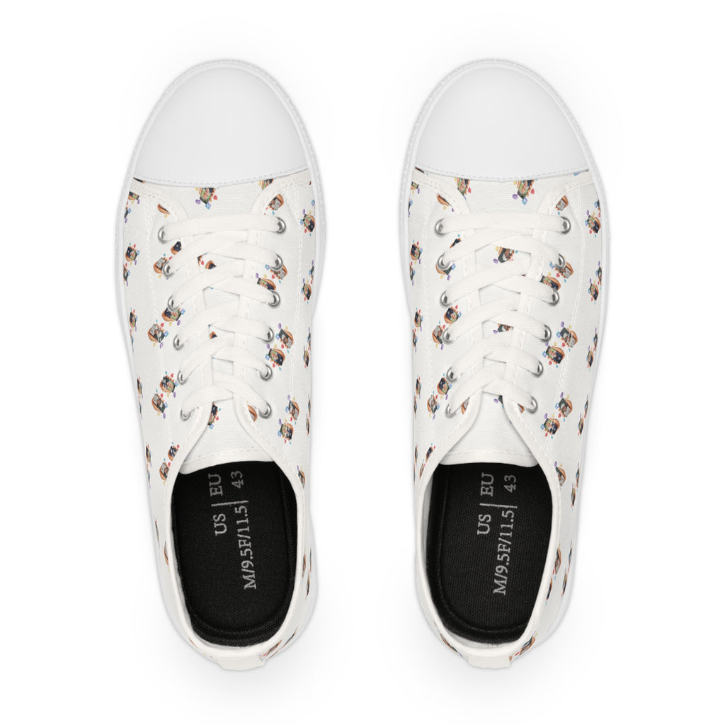 Men's Floral Print Sneakers, Casual Slip-On Shoes, Everyday Footwear, Trendy Sneakers for Men, Stylish Low Tops, Gift for Him