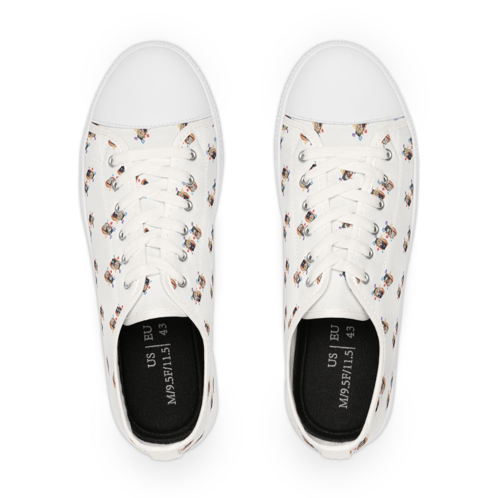 Men's Floral Print Sneakers, Casual Slip-On Shoes, Everyday Footwear, Trendy Sneakers for Men, Stylish Low Tops, Gift for Him